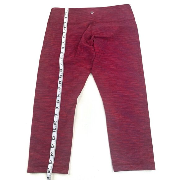 Lululemon Red Leggings Size 8 - Picture 9 of 12